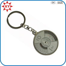 Recuerdo promocional más nuevo de encargo Keychain del calendario 2015