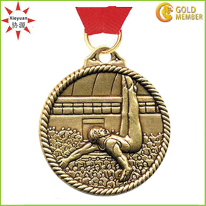 Medalla de la natación, medalla del metal, medalla de oro