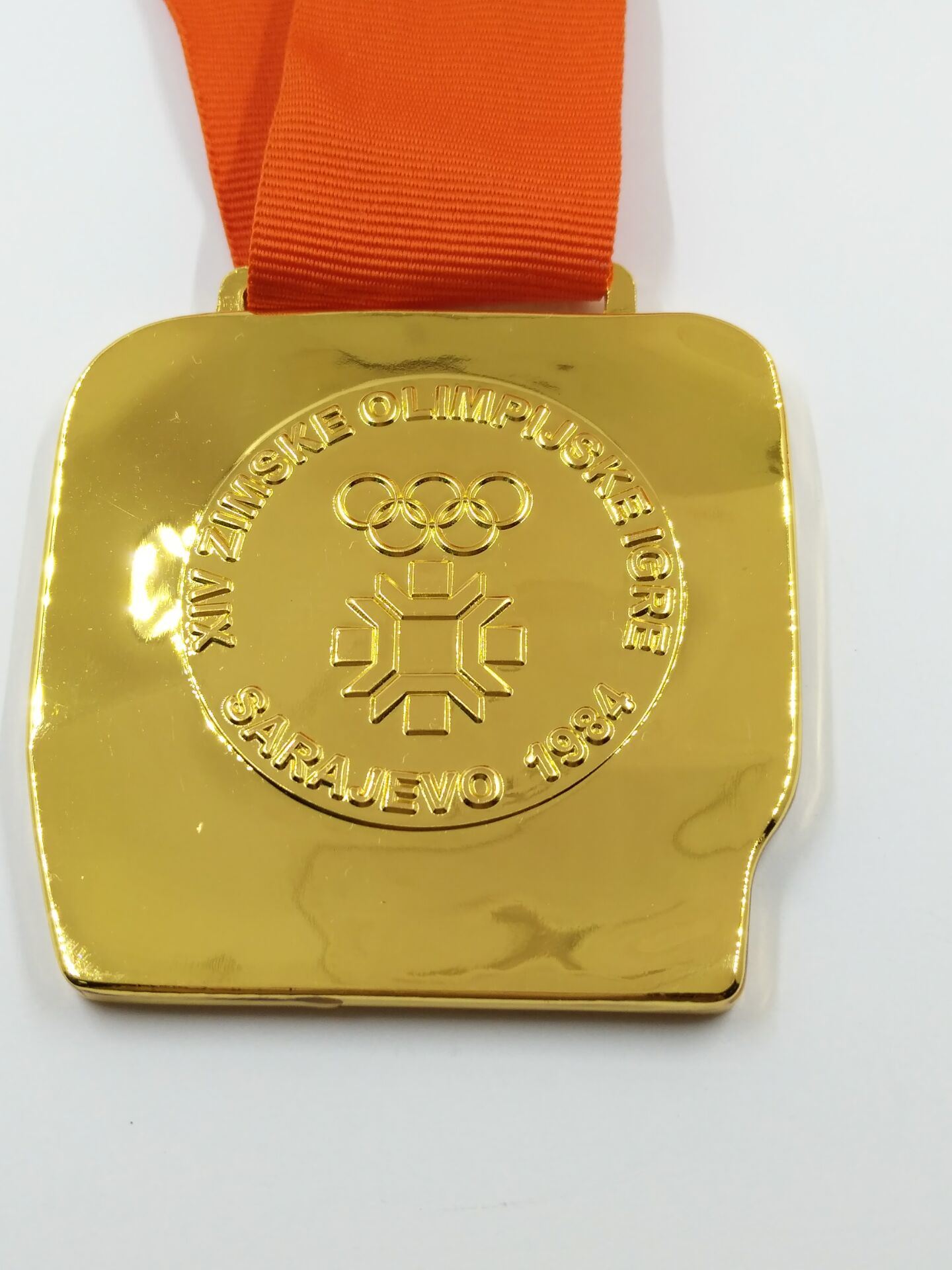 Medallas olímpicas de la colección con la cinta